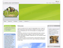 Tablet Screenshot of labodegameat.com